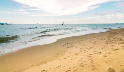 Background of beach in Thailand