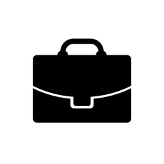 briefcase flat vector icon