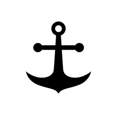 anchor flat vector icon