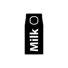 milk flat vector icon