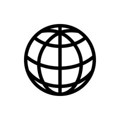 global flat vector icon