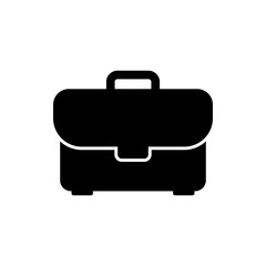 briefcase flat vector icon