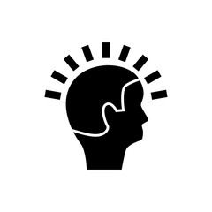 brainstorming flat vector icon