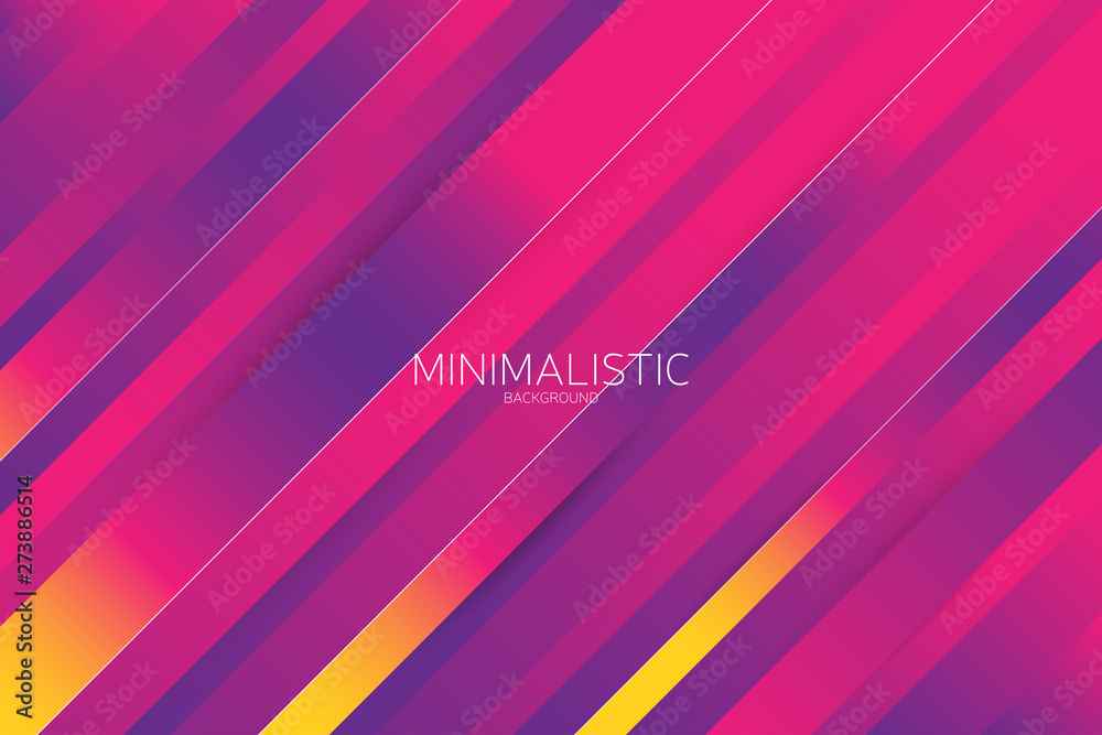 Canvas Prints line diagonal background with colorful trendy gradient. minimalistic web page, brochure, leaflet, pr