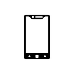mobile phone flat vector icon