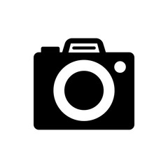 camera flat vector icon