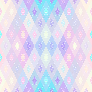 Classic argyle seamless pattern background. Vector image.