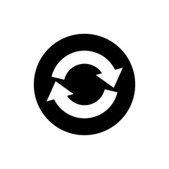 synchronization flat vector icon