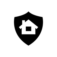 home security flat vector icon