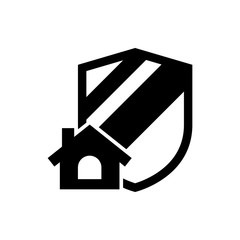 home security flat vector icon