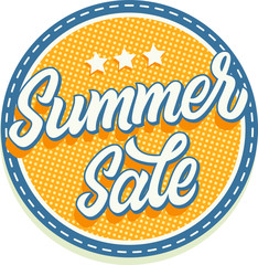 Summer sale modern calligraphy. Hand drawn text. Lettering.