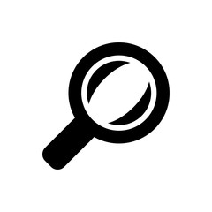magnifier flat vector icon