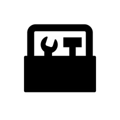 toolbox flat vector icon