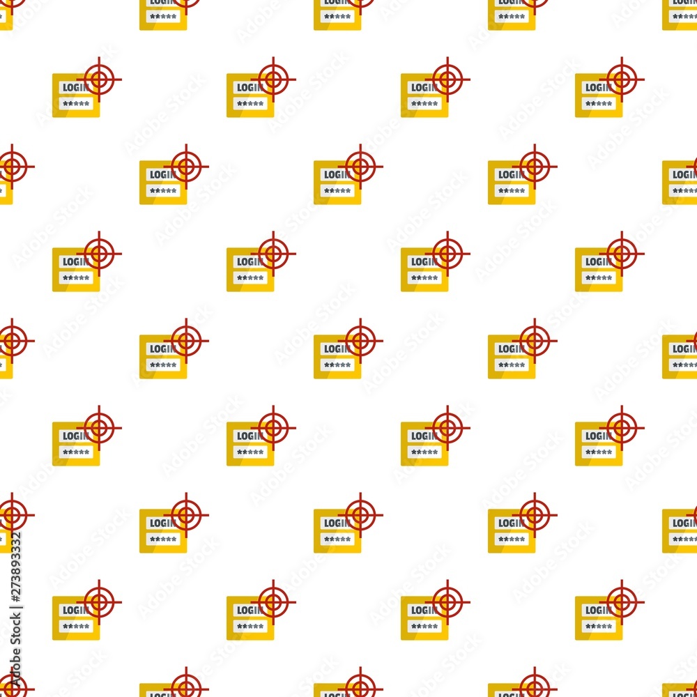 Aufkleber login pattern seamless vector repeat for any web design