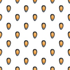 Shell with pearl pattern seamless vector repeat for any web design