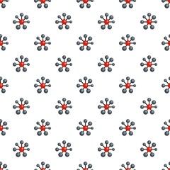 Round lattice pattern seamless vector repeat for any web design