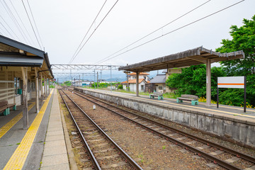 地方の無人駅