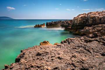 Izmir Demircili village and magnificent cliffs