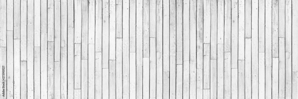 Poster horizontal white wood design for pattern and background
