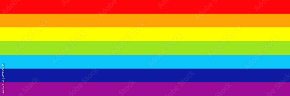 Poster horizontal rainbow design for pattern and background