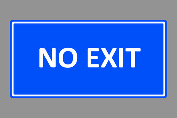 Blank traffic signs from illustrations