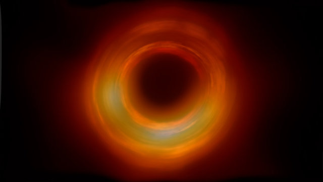 3d Illustration Of A Black Hole Based On The First Black Hole Image By Event Horizon Telescope