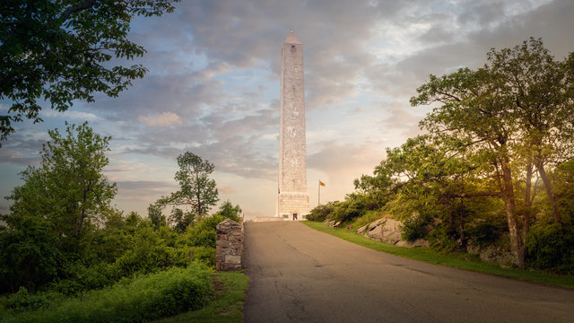 Panoramic Image Of The High Point Monument At High Point State Park, New Jersey