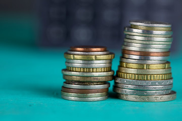 Money and Calculator, Salary and Savings Concept