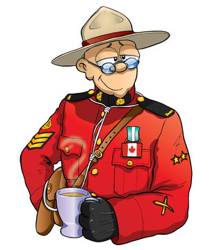 canadian mounted police Stock Vector | Adobe Stock