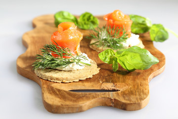 Tasty fresh vegetarian sandwiches and ingredients for them