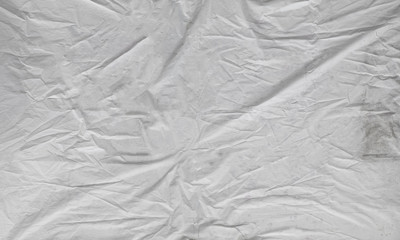 White paper ripped torn surface, blank creased crumpled posters grunge textures surface background, empty space for text