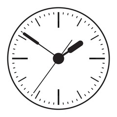 Clock icon. World time concept. Business background.