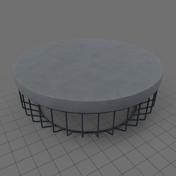 Modern circular bench
