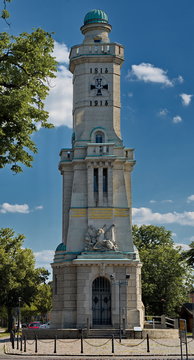 Gedenkturm in Gro&szlig;beeren, erinnert an die Schlacht bei Gro&szlig;beeren 1813