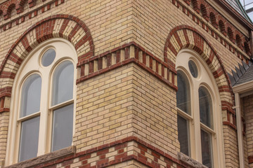 Obraz premium Detail of Old Fire Station