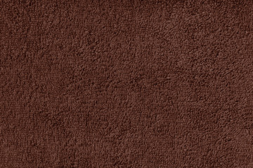 Dark brown terry towel background