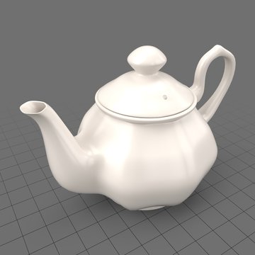 Porcelain teapot 2