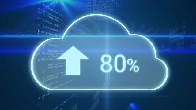 Upload progress clouds and program codes