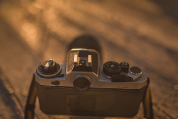 Old film camera