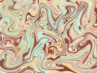 Obraz premium Trend colorful background, made in the technique of fluid art. Abstract marble texture, can be used as a fashionable background for posters, cards, invitations, Wallpaper. Fluid art. Modern art.