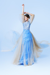 Fototapeta premium long wedding dress