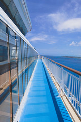cruise ship walkway