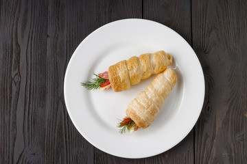 Ham and Swiss Cheese Roll-up: ketogenic diet Snack or lunch item