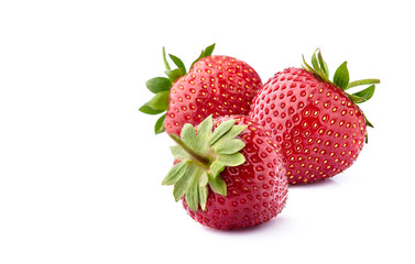 Strawberry Isolated on White Background