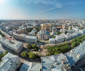Fototapeta premium Church of Resurrection of Christ and the New Martyrs and Confessors of Russian Church in Sretensky Monastery in Moscow.