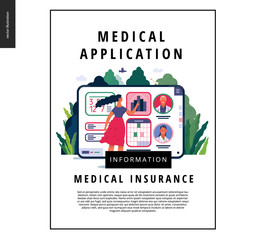 Medical insurance template - medical application