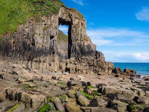 Church Doors, Skrinkle Haven, Pembrokeshire, Wales.