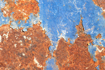 Rusty metal sheet, old grunge metal texture use for background, industrial texture for abstract Background. Iron surface rust.