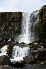 Oxararfoss bei Thingvellir, Island