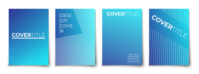 minimal cover design. vector mockup template